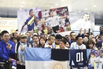 Carlos Tévez ya está en Shanghái.