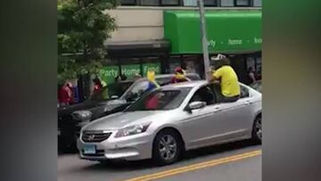 En New York celebran la victoria de Colombia en el Mundial