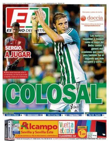 Portadas de la prensa deportiva