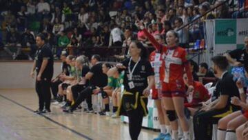 Ana Seabra en el banquillo del Guard¨¦s.