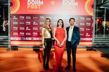 Los presentadores del Benidorm Fest (de izquierda a derecha) Ana Prada, Ruth Lorenzo y Marc Calderó.