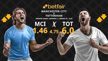 Manchester City vs. Tottenham: horario, dónde ver, estadísticas y pronósticos