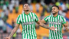 Jugadores de Atl&eacute;tico Nacional en un partido de la Liga BetPlay