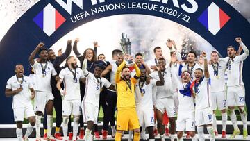 La selecci&oacute;n francesa levanta la Nations League.