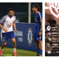 Plantel del Chelsea bautizó a Cristián Cuevas en Singapur