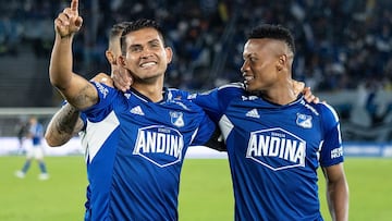Noche mágica de Cortés para la victoria de Millonarios ante América
