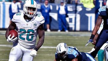 Lamar Miller con los Miami Dolphins.