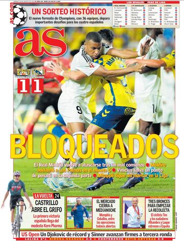 Las portadas de AS de agosto