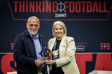 Javier Tebas en el Panel: Produto audiovisual da LALIGA – Presente e Futuro, del Thinking Footbal Summit.