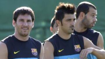 <b>DÚO LETAL. </b>Messi y Villa forman una dupla atacante de lo más temible en el Barcelona.