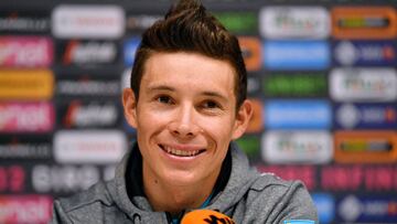 Miguel Ángel López, ciclista del Astana preparado para el Giro de Italia
