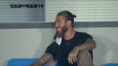 Dará que hablar: la reacción de Ramos al ver que cobran penal para el Madrid