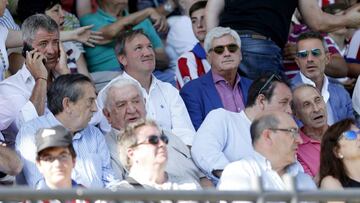 Gil Marín y Berta vieron el partido.