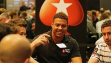 Ronie durante el pasado EPT de p&oacute;ker (Pokerstars.es) disputado en Barcelona. Ahora disfruta con la pr&aacute;ctica de este juego.