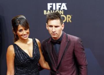 Antonella Roccuzzo se robó todas las miradas en la gala del Balón de Oro.