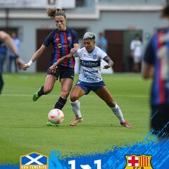 El Barça suda para llevarse el Trofeo Teide en la tanda de penaltis