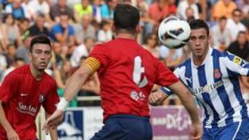 <b>TITULAR Y GOLEADOR. </b>Pochettino dio la titularidad a Álvaro Vázquez pese a que llevaba un día y medio en la concentración, y el de Badalona respondió marcando un gol.