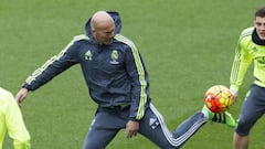 Zidane leads Real Madrid's final training session of the week