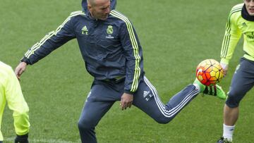 Zidane leads Real Madrid's final training session of the week