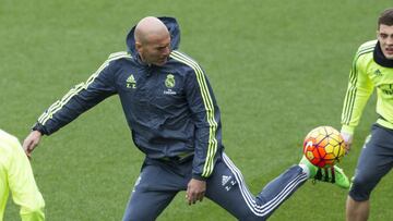 Zidane leads Real Madrid's final training session of the week