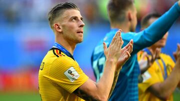 El central belga del Tottenham, Toby Alderweireld, durante el Mundial de Rusia 2018.