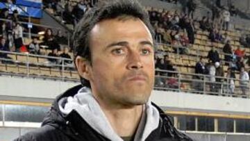 Luis Enrique, cerca de la Roma junto a De la Peña