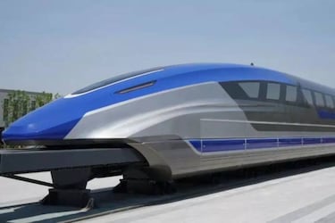 Así es el tren chino que alcanzará los 600 Km/h