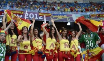 Eurocopa 2012. Final. Espa?a-Italia. La Selecci車n gan車 4-0 a la 'Azzurra'.