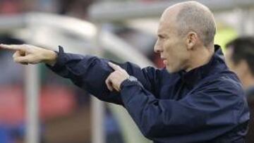 <b>OPTIMISTA.</b> El seleccionador de Estados Unidos es optimista para el partido contra España.