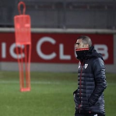 Garitano: "Veo bien al equipo en el aspecto anímico y racial"