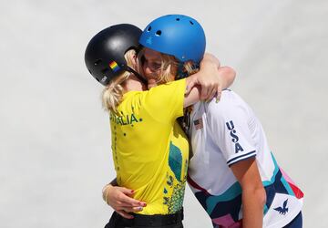 Poppy Olsen (Australia, 5?) y Bryce Wettstein (EEUU, 6?).
