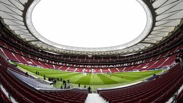 Vista interior del Wanda Metropolitano.