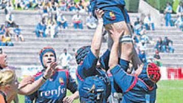 <b>SUPERIORIDAD. </b>España se mostró solvente en la touché.