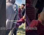 Vídeo: Alexis Vega sufre incidente en su camioneta, se le salió una llanta
