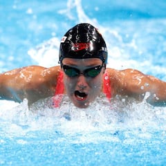 Mireia pasa a la final del 200 mariposa con la tercera marca