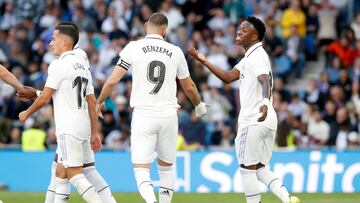 Real Madrid goleó al Valladolid en un encuentro que tuvo algunas jugadas que determinaron el rumbo del partido. Karim Benzema y el poste fueron factores.