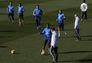 El Madrid entrena pensando en el Girona