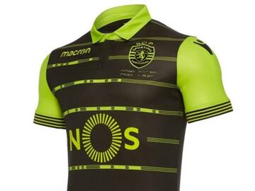 Segunda equipación del Sporting de Portugal.