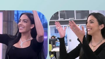 La doble de Georgina que trabaja como periodista en La Sexta