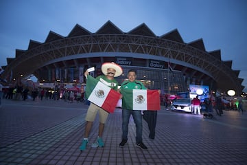 La pasión y el color del Costa Rica vs México en imágenes