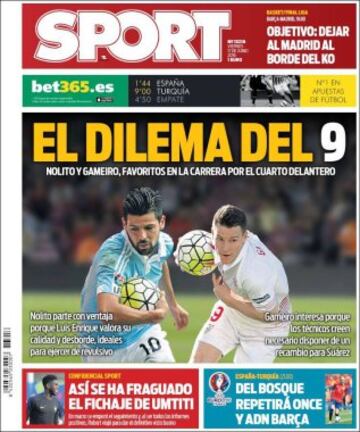 Portadas de la prensa mundial