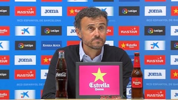 ¿Qué descentró a Luis Enrique para que se le quedara esta cara?