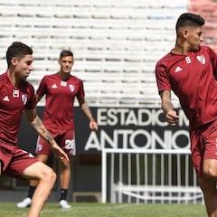Jorge Carrascal se suma a las prácticas de River Plate