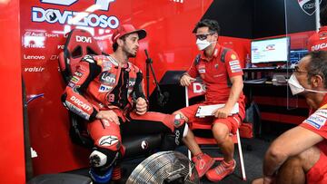 Dovizioso Andrea (ita), Ducati Desmosedici GP20, Ducati Team, portrait during the 2020 MotoGP Monster Energy Grand Prix Ceske Republiky, Czech Republic Grand Prix from August 7 to 9, 2020 on the Automotodrom Brno, in Brno, Czech Republic - Photo Studio Mi