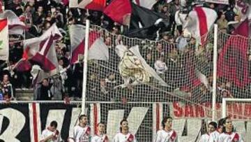 <b>FIDELIDAD. </b>El Rayo Vallecano siempre cuenta con el apoyo de su afición.