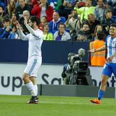 Málaga 1-2 Real Madrid: resumen, resultado y goles del partido