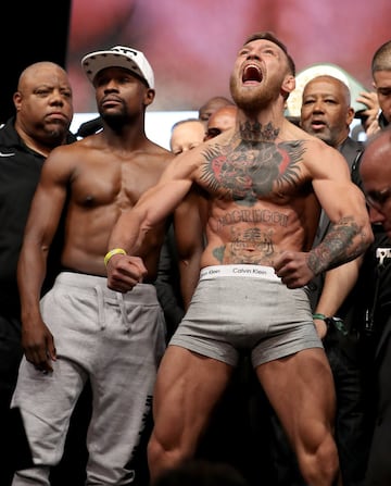 Floyd Mayweather y Conor McGregor.