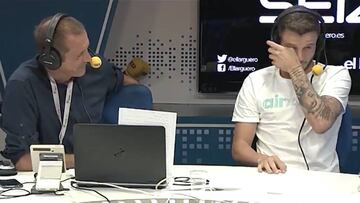 Sa¨²l no pudo contener las l¨¢grimas en 'El Larguero' con este mensaje