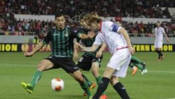 Instante de la ida en el Pizjuán.