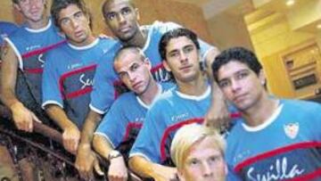 <b>EURO-SEVILLA. </b>Hinkel, Dragutinovic, Maresca, Kanouté, Duda, Escudé, Renato, Poulsen... un abanico de posibilidades para la temporada que se avecina.
